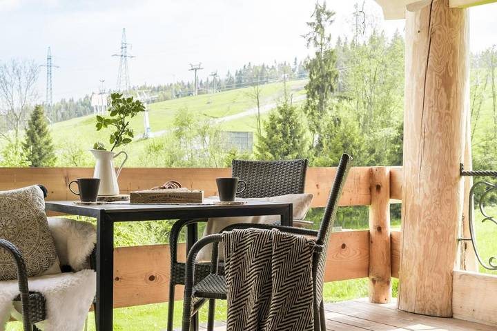 Chalet für 6 Personen, mit Pool und Garten sowie Ausblick und Sauna, mit Haustier in Polen - 2