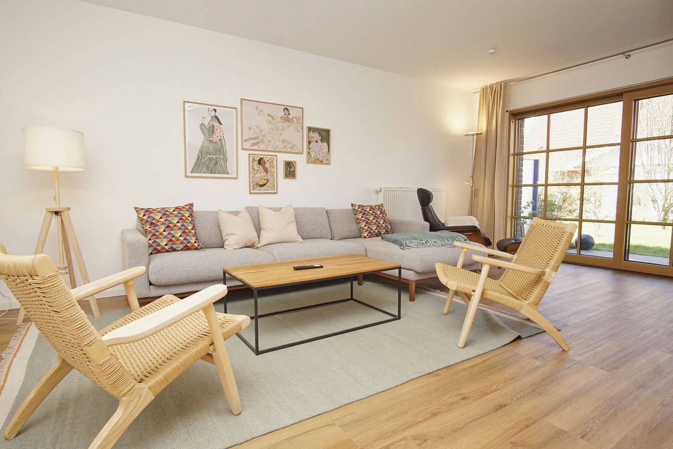 Modernes und komfortables Ferienhaus - Reethaus Wiek rechte Haushälfte in Wiek, Ruegen