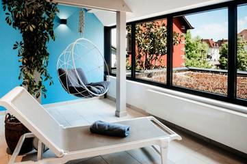 Hôtel pour 2 personnes, avec terrasse et sauna à Bartenheim