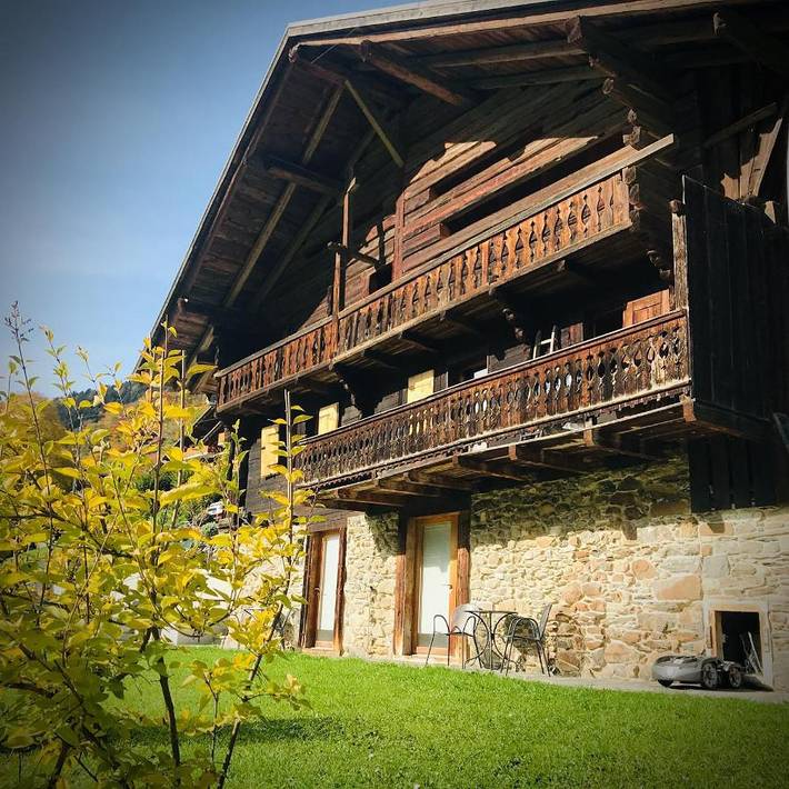 Location de vacances pour 2 personnes, avec jardin ainsi que terrasse et vue à Troistorrents - 2