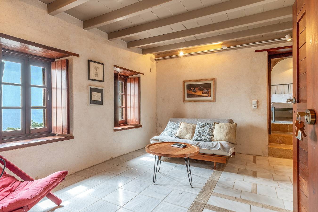 Gästehaus 'Goulas' mit Meerblick, Wlan und Klimaanlage in Monemvasia, Peloponnes