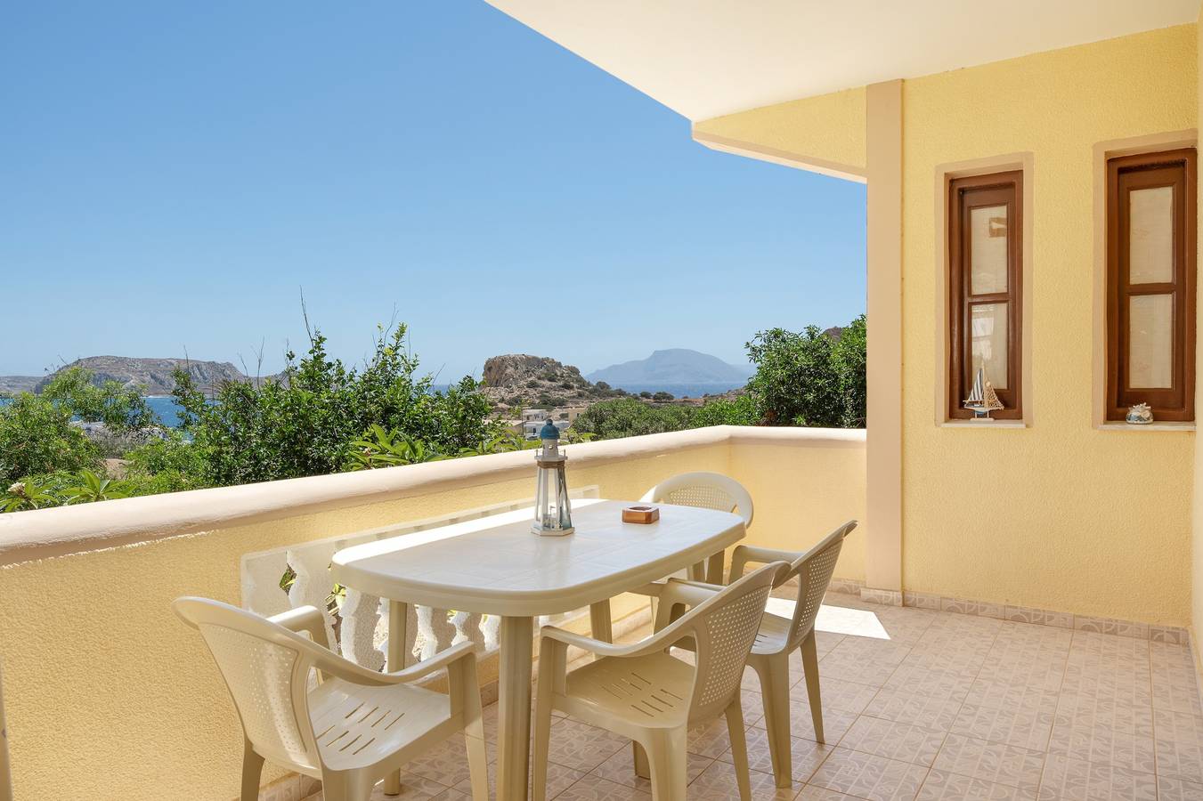 Geheel appartement, Appartement 'Studio 1' met zeezicht en balkon in Karpathos
