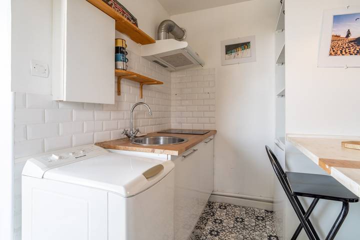 Apartamento entero, Apartamento 'Vue Mer' con vistas al mar y terraza privada in Saint Pierre la Mer, Fleury