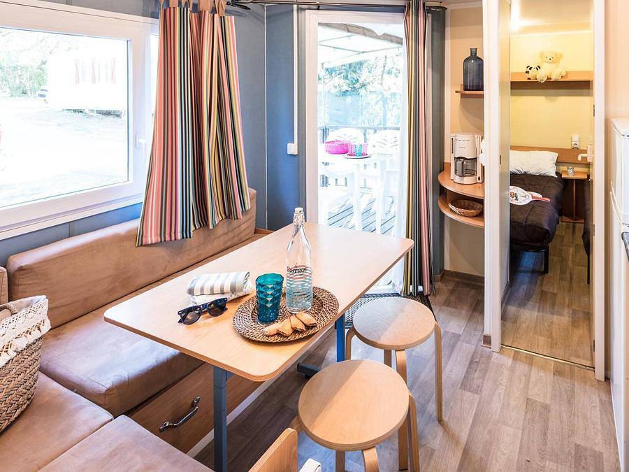 Camping Le Pansard - Mobilhome 4 personas - Classic | 2 Dormitorios | 4 Pers. | Terraza individual in La Londe-les-Maures, Costa mediterránea (Francia)