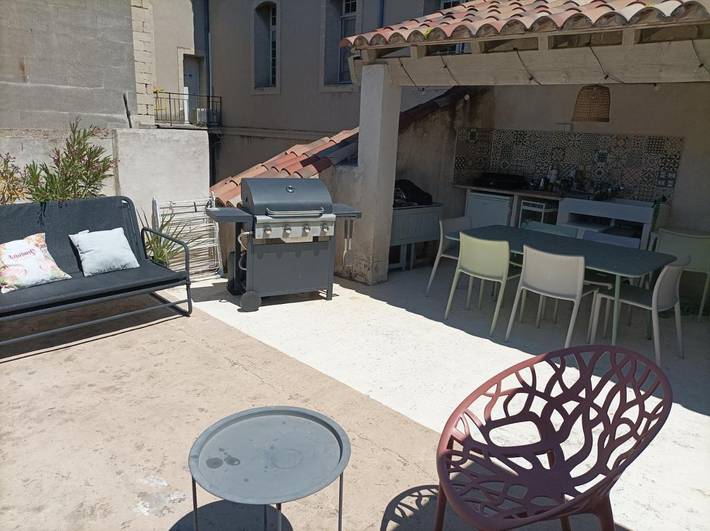 Villa pour 9 personnes, avec terrasse et vue, animaux acceptés à Avignon - 4