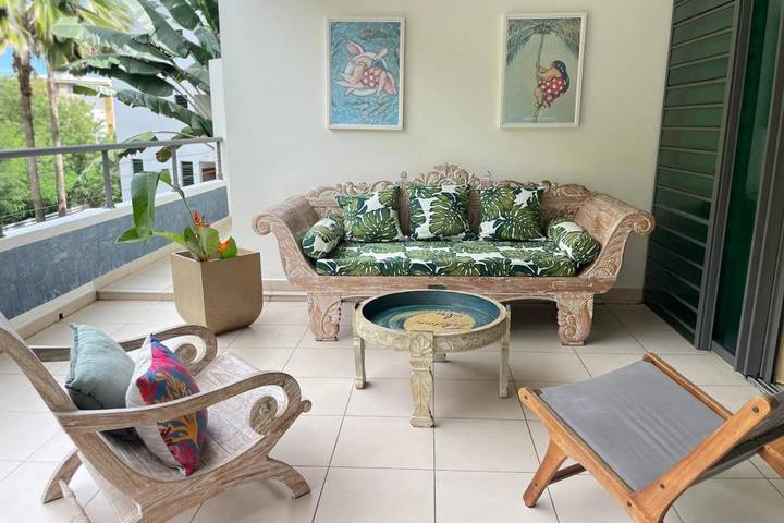 Maison de vacances pour 3 personnes, avec terrasse et piscine