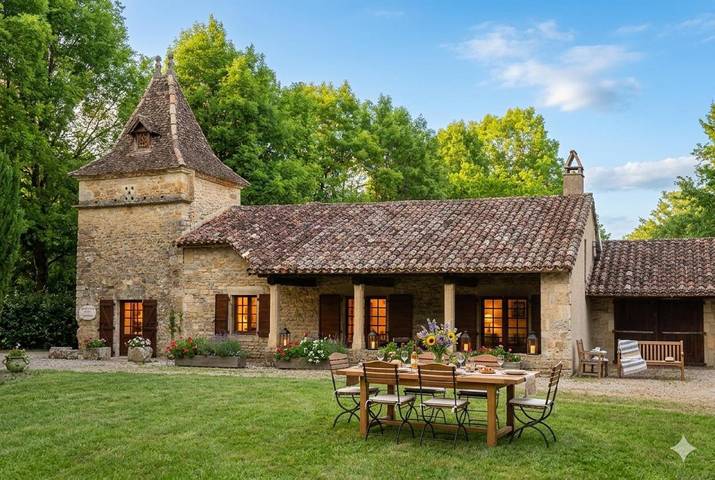 Maison de vacances pour 13 personnes, avec vue ainsi que piscine et jardin