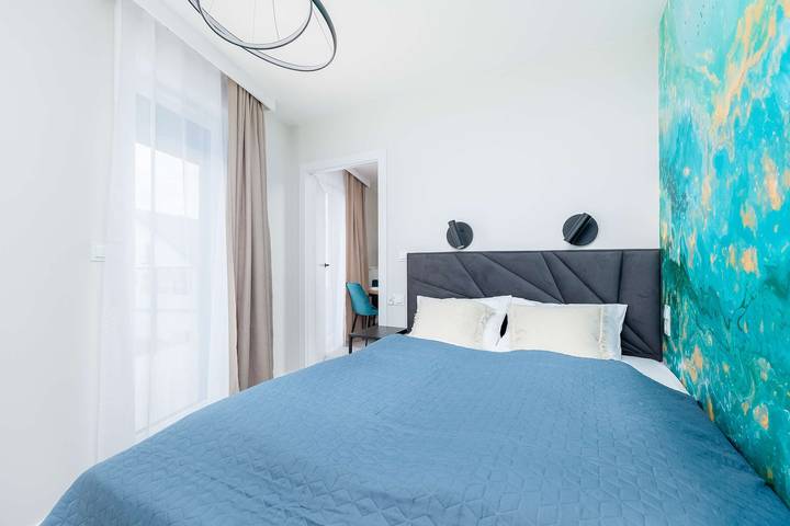 Ganze Wohnung, Ferienwohnung für 5 Personen mit Garten in Niechorze, Powiat gryficki