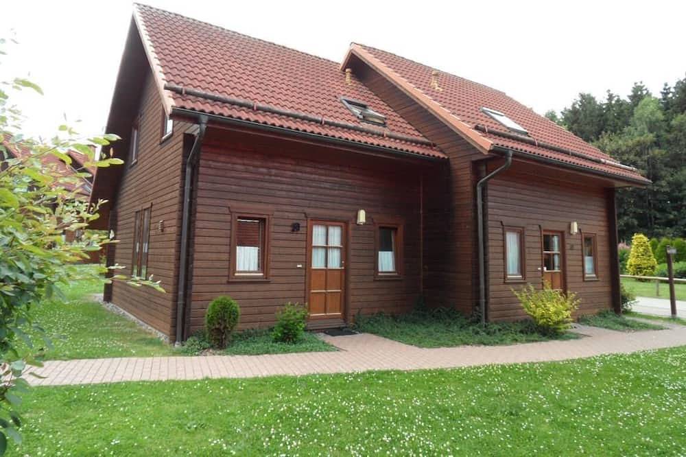 Gemütliches Holzferienhaus im Harz, 2 Schlafzimmer, 2 Bad/Wc, 6 Pers in Hasselfelde, Harzvorland