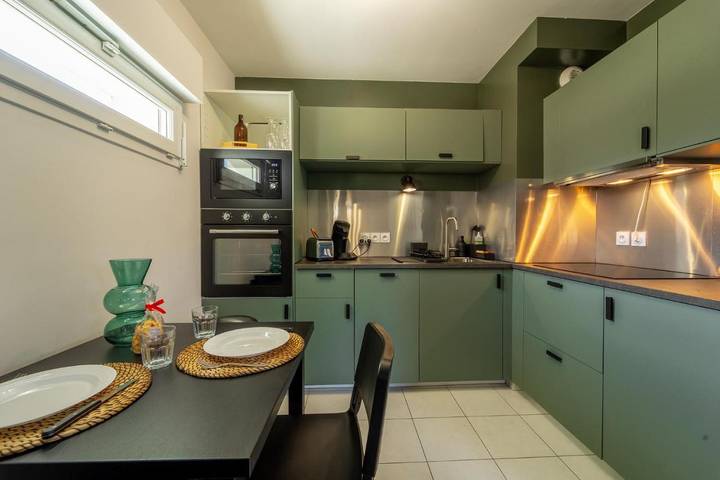 Appartement de vacances pour 2 personnes, avec vue et jardin