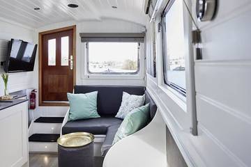 Hausboot für 2 Personen, mit Terrasse in Hamburg