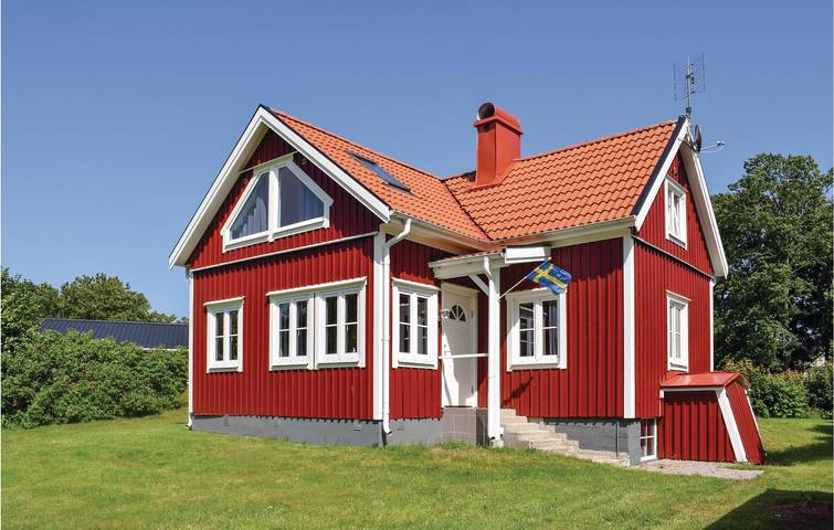 Ferienhaus für 6 Personen, mit Terrasse und Seeblick am Bolmen