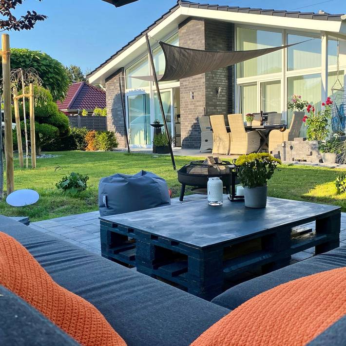 Ferienhaus für 4 Personen, mit Garten