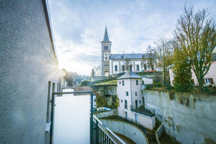 Ferienwohnung für 4 Personen, mit Balkon und Terrasse sowie Ausblick in Luxemburg (Stadt)