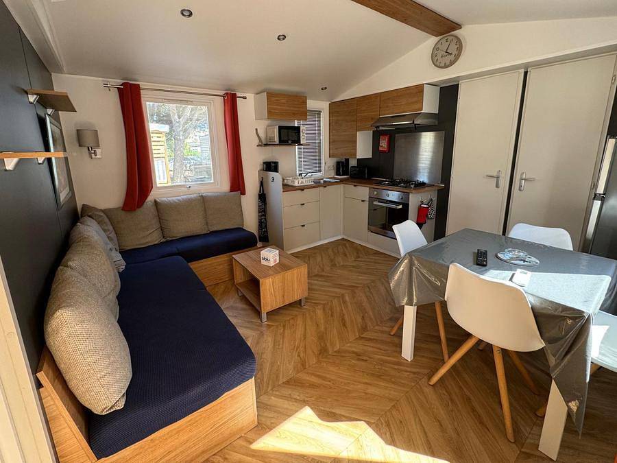 Tour Opérateur et particuliers sur camping Mar Estang - Mobilheim 6 personen - Mobilheim 2 Zimmer in Canet-en-Roussillon, Côte d'Améthyste