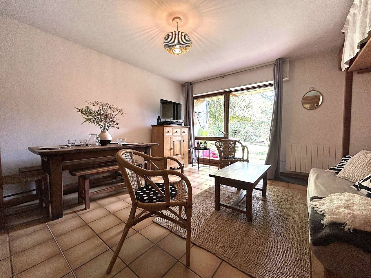 Ganze Wohnung, Charmantes 2-Zimmer-App mit Garten und Parkplatz nahe Serre Chevalier in Le Monêtier-les-Bains, Serre Chevalier