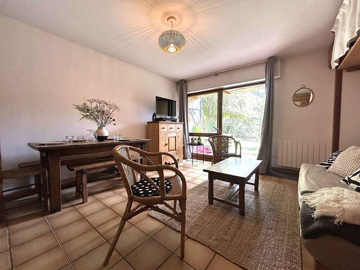 Ganze Wohnung, Charmantes 2-Zimmer-App mit Garten und Parkplatz nahe Serre Chevalier in Le Monêtier-les-Bains, Serre Chevalier