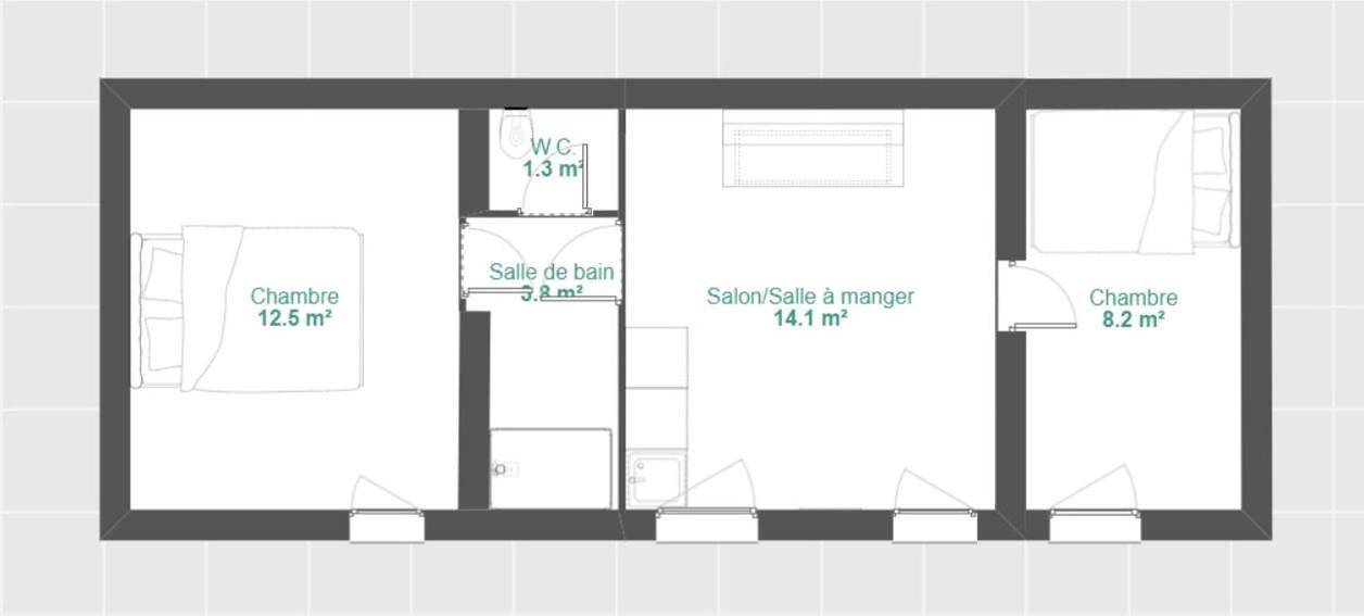 Appartement entier, Two-Bedroom Apartment in Le Thoronet, Région de Draguignan