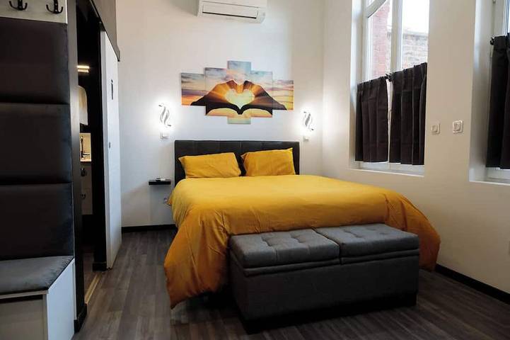 Apartamento entero, Delightful  1-Room Apartment in welcoming Valenciennes neighborhood in Valenciennes, Región de Valenciennes