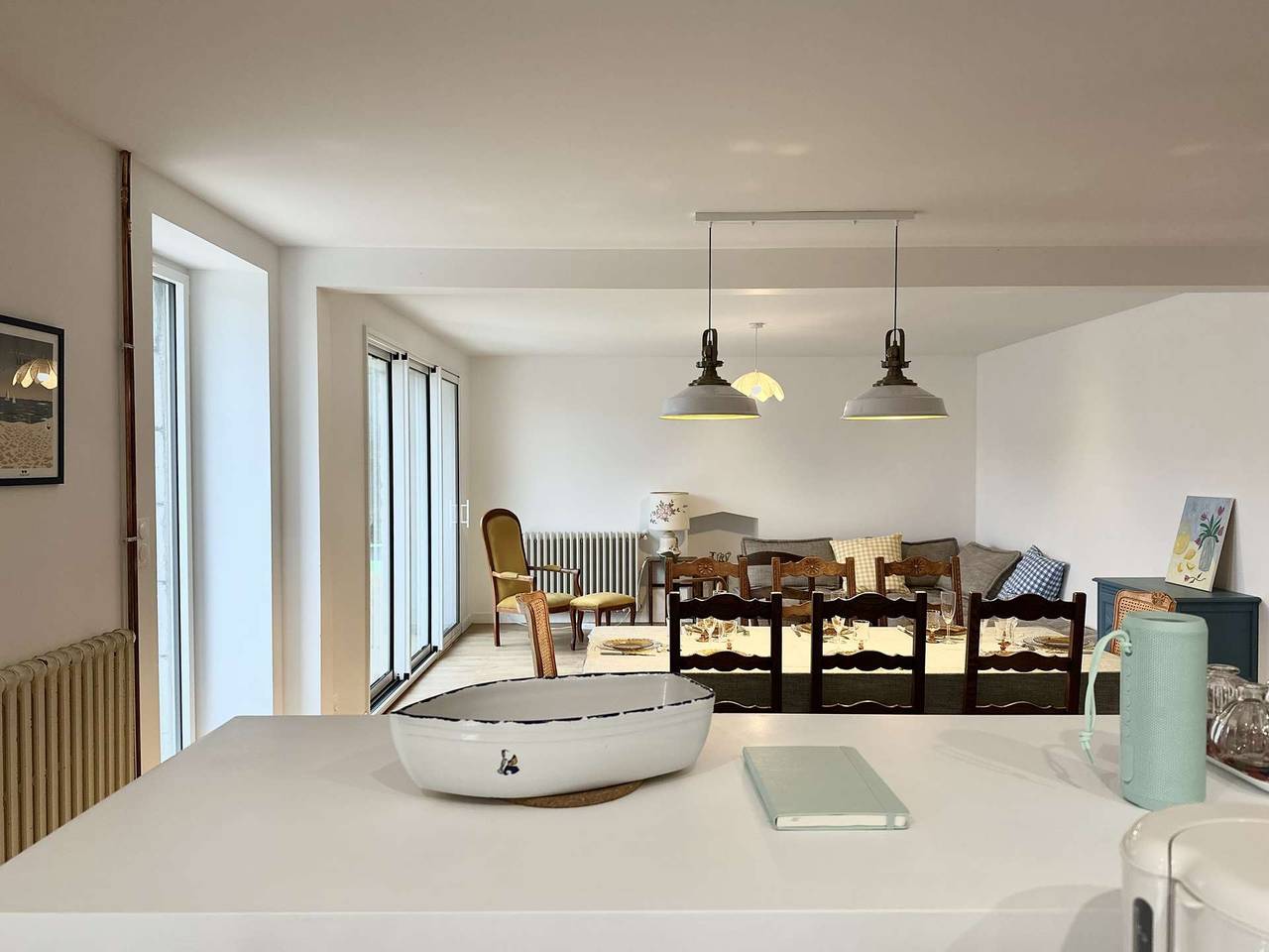 Ganze Ferienwohnung, Combrit - Renovated stone house near beach with enclosed garden in Combrit, Quimper und Umgebung