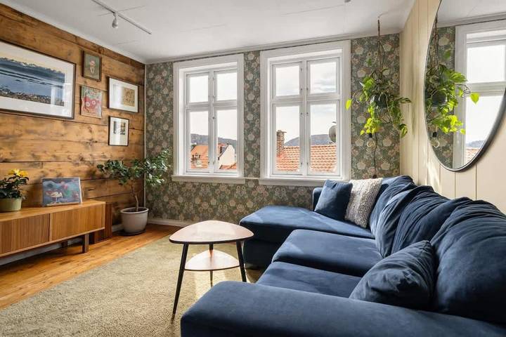 Feriehus for 7 personer, dyr tillatt i Bergen