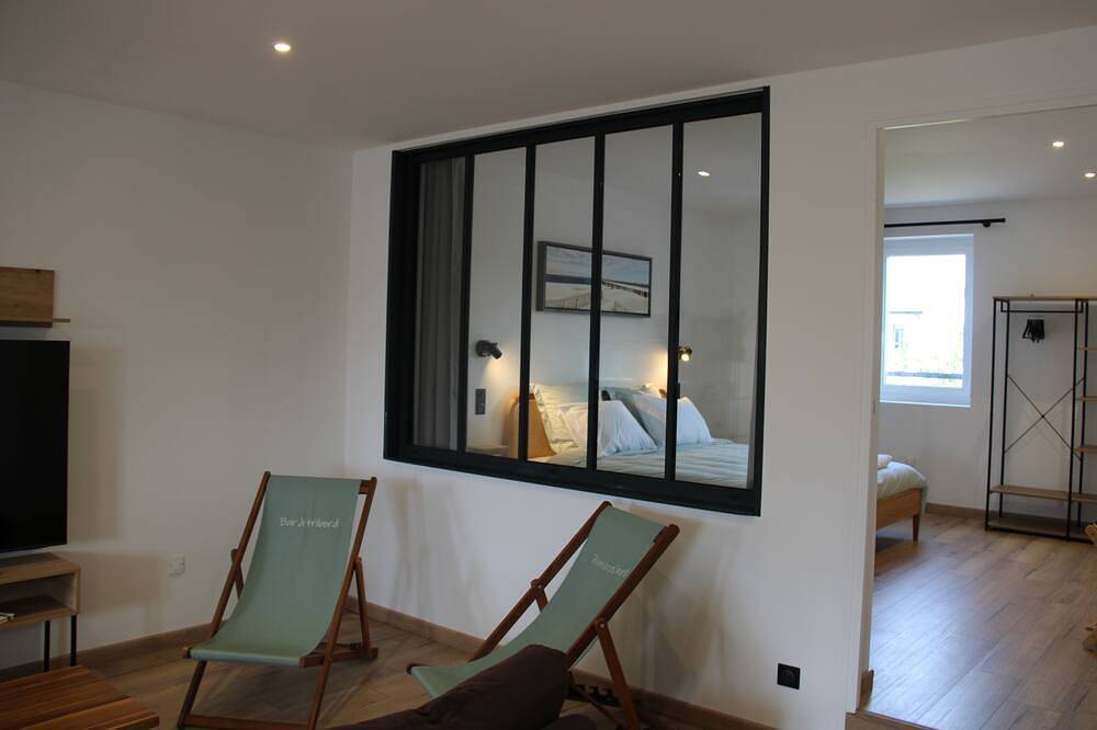 Entire apartment, Apartment Village Center 130m2, 3 bedrooms, 6 people in Condette, Boulogne-sur-Mer region