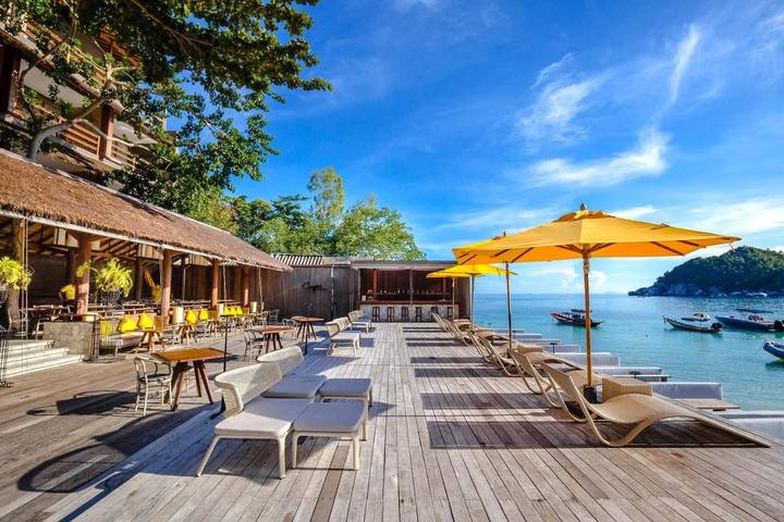 Station pour 2 personnes, avec sauna et vue ainsi que jardin et piscine dans Koh Tao - 2