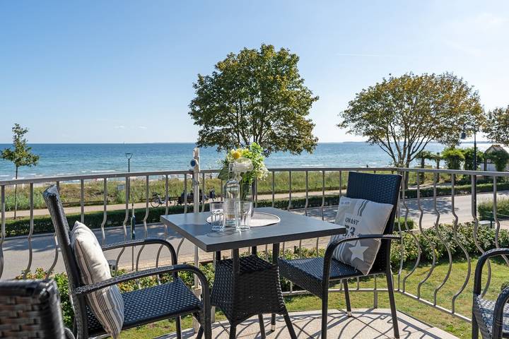 Ferienwohnung für 4 Personen, mit Sauna und Balkon in Haffkrug