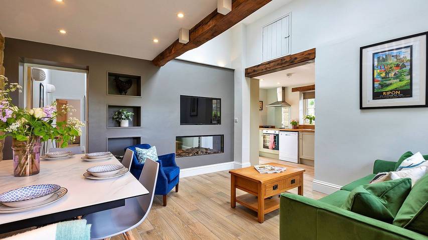 Holiday rental for 4 people, with balcony and garden in Nidderdale AONB