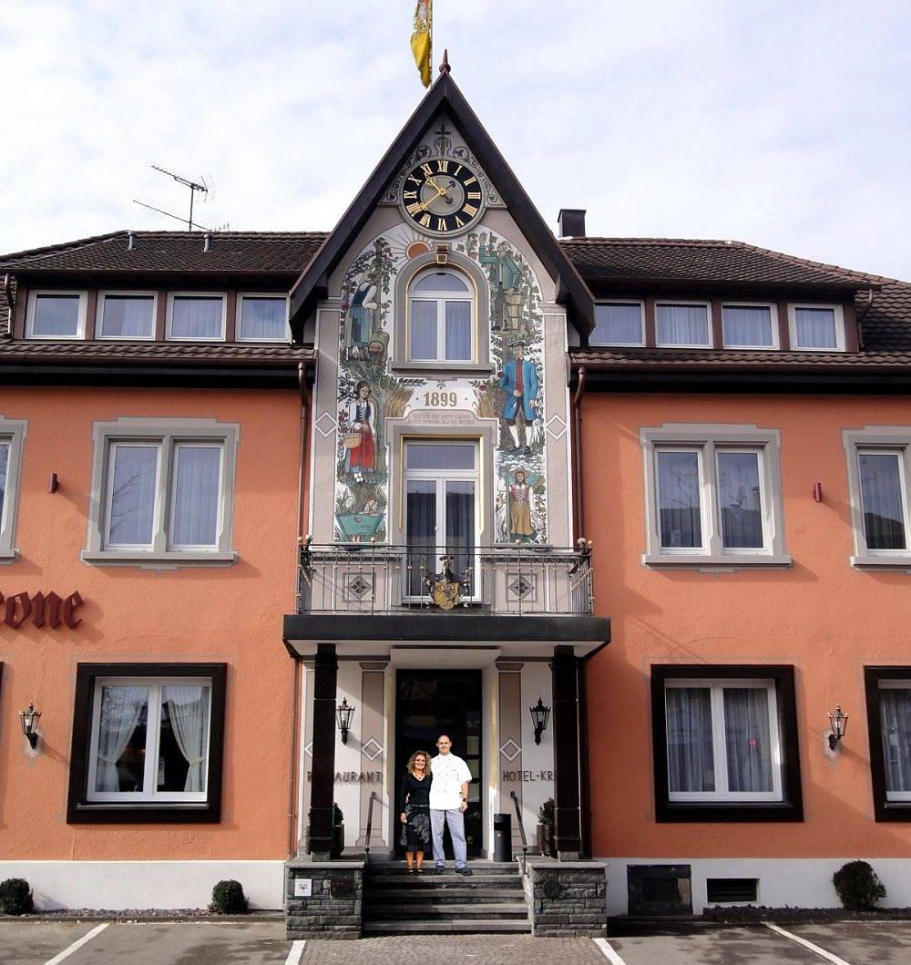 Hotel-Restaurant Krone - Doppelzimmer Anbau in Rielasingen-Worblingen, Hegau