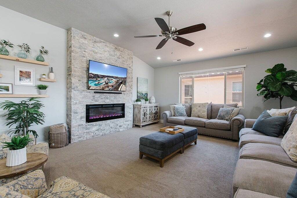 115 | Himmel am Pool im Paradise Village in St. George in Santa Clara (UT), Zion Nationalpark