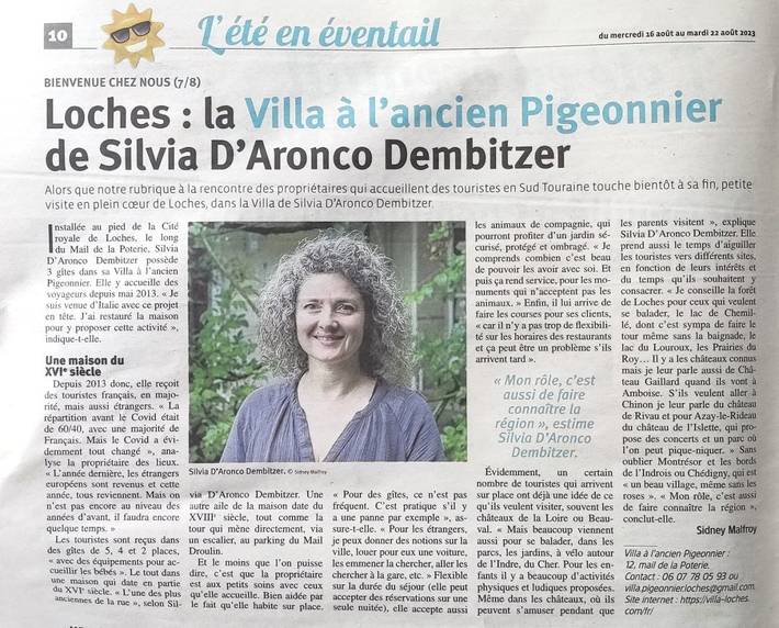 Gîte pour 2 personnes, avec jardin et terrasse à Loches - 2