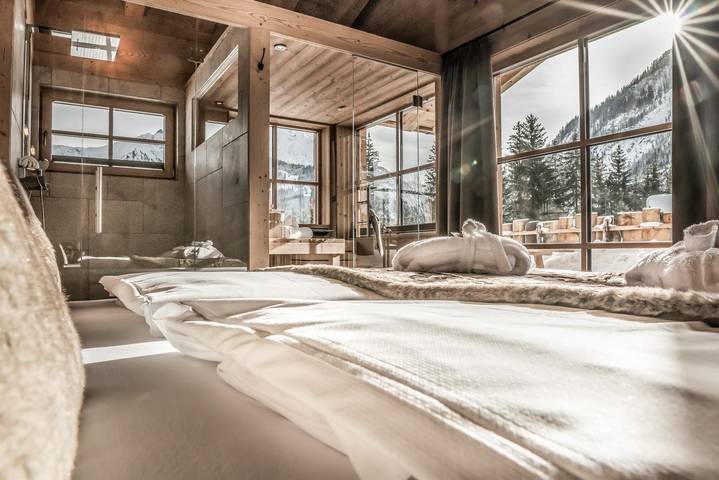 Hütte für 5 Personen, mit Terrasse und Whirlpool sowie Sauna, mit Haustier im Lechtal - 4