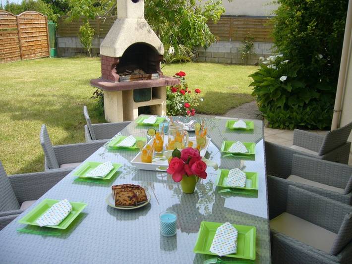 Gîte pour 6 personnes, avec Terrasse et Jardin à Guidel