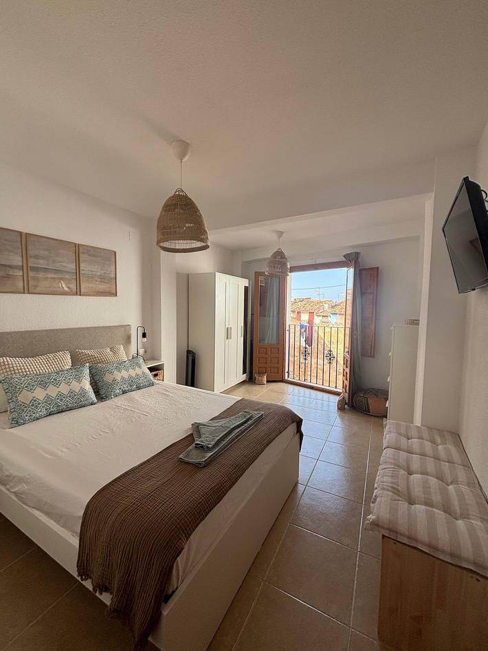Appartement entier, Appartement 'Mar y Muralla' avec vue sur la mer, Wi-Fi et climatisation in La Vila Joiosa, Costa Blanca