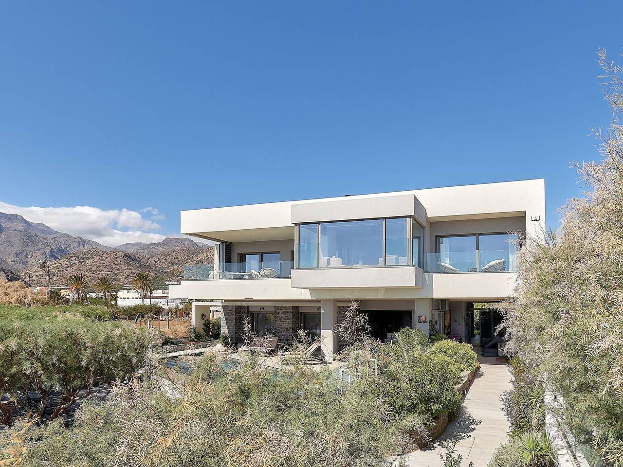 Ganze Wohnung, Stilvolle Wohnung mit atemberaubendem Ausblick in Koutsouras, Lasithi