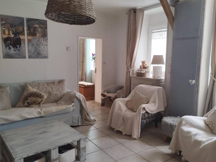 Maison de vacances pour 4 personnes, avec terrasse ainsi que vue et jardin