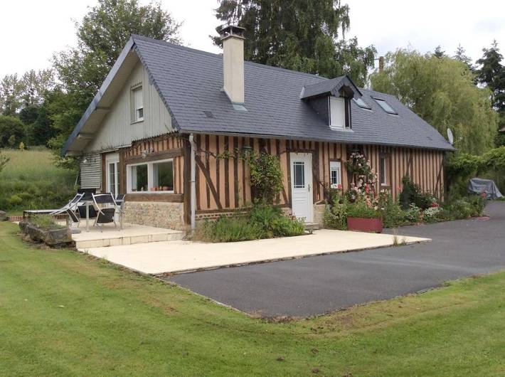 Maison de vacances pour 6 personnes, avec vue et jardin