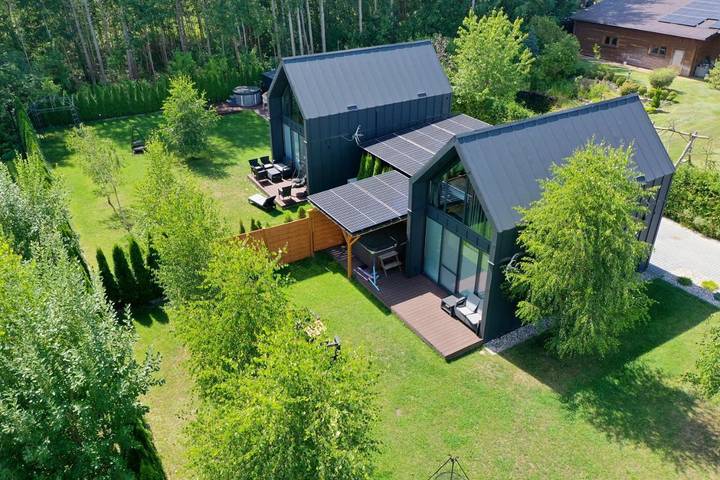 Dom dla 6 osób, z Taras i Jacuzzi oraz Ogród i Sauna w Augustów