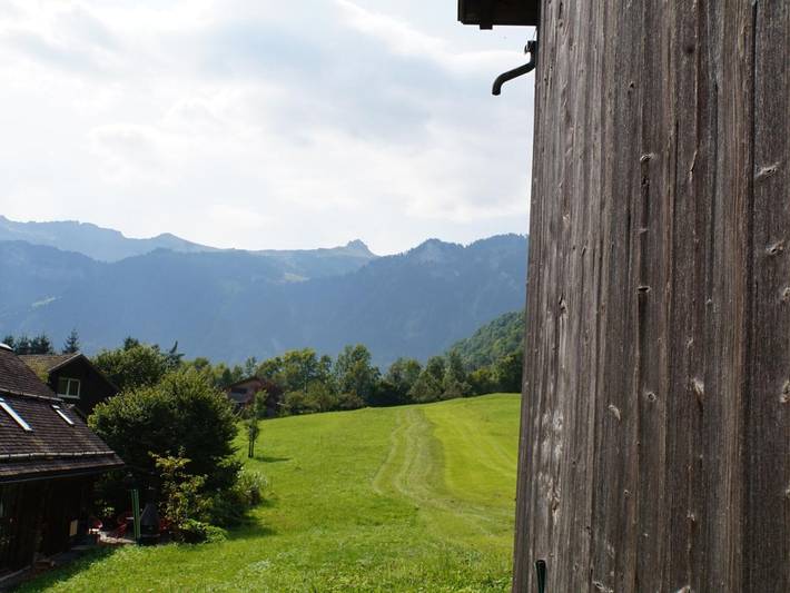 Ganze Ferienwohnung, Haus am Wasserfall - Appartement/Fewo, Dusche und Bad, Wc, Balkon in Bregenzerwald (Vorarlberg), Mellau