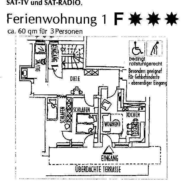 Ganze Wohnung, Ferienhaus Krug - Wohnung 1 mit Terrasse in Muhr am See, Fränkisches Seenland