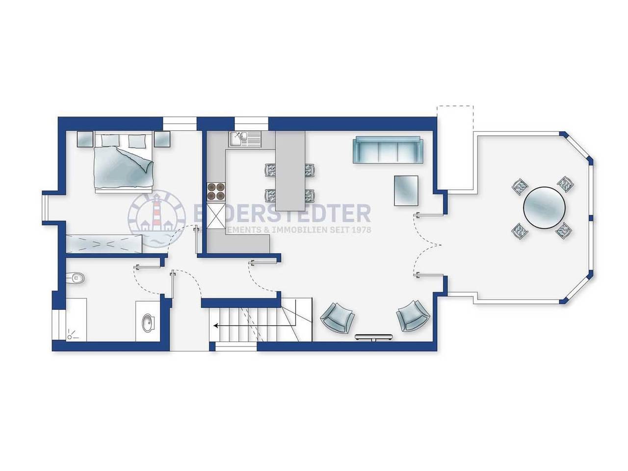 Ganze Ferienwohnung, Wohnung 4 in St. Peter-Ording, Eiderstedt