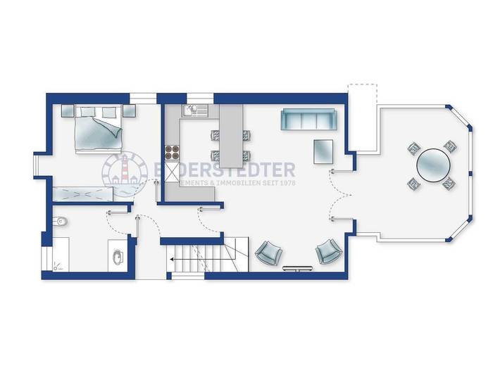 Ganze Ferienwohnung, Wohnung 4 in St. Peter-Ording, Eiderstedt