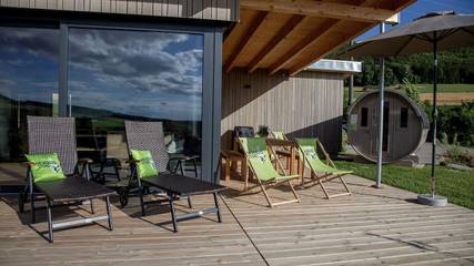 Gîte pour 3 personnes, avec jardin et sauna, adapté aux familles à Geisingen
