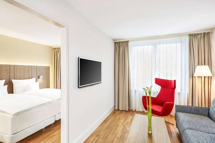 Appartement voor 3 personen, met tuin en sauna, met huisdier in Hamburg