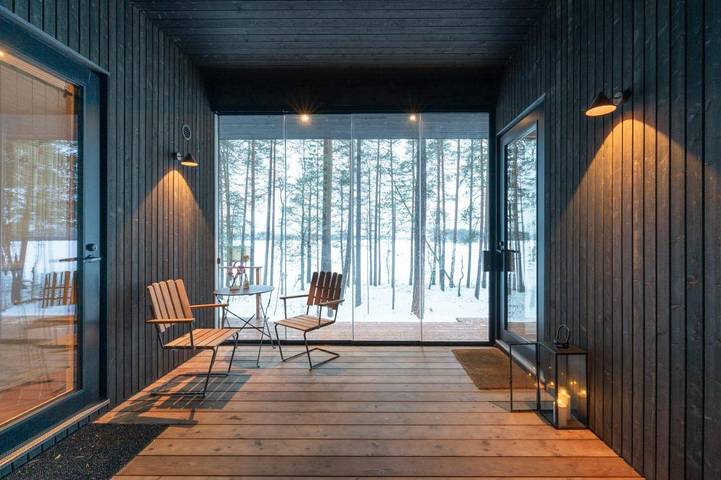 Chalet pour 5 personnes, avec vue sur le lac et vue ainsi que sauna et jardin à Rovaniemi - 3