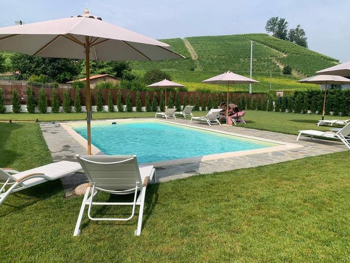 Chambre d’hôte pour 3 personnes, avec vue ainsi que piscine et jardin à Priocca - 4