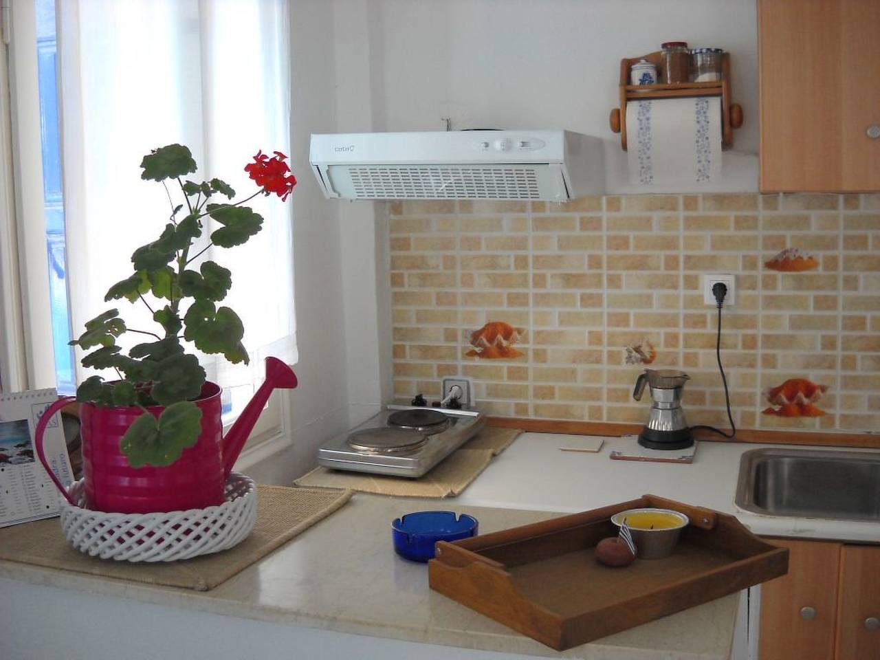 Appartamento intero, Wohnung mit Wasserblick in Kampos Marathokampou, Marathokampos