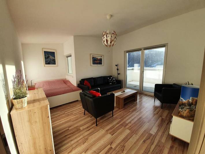 Ferienwohnung für 6 Personen, mit Ausblick und Terrasse