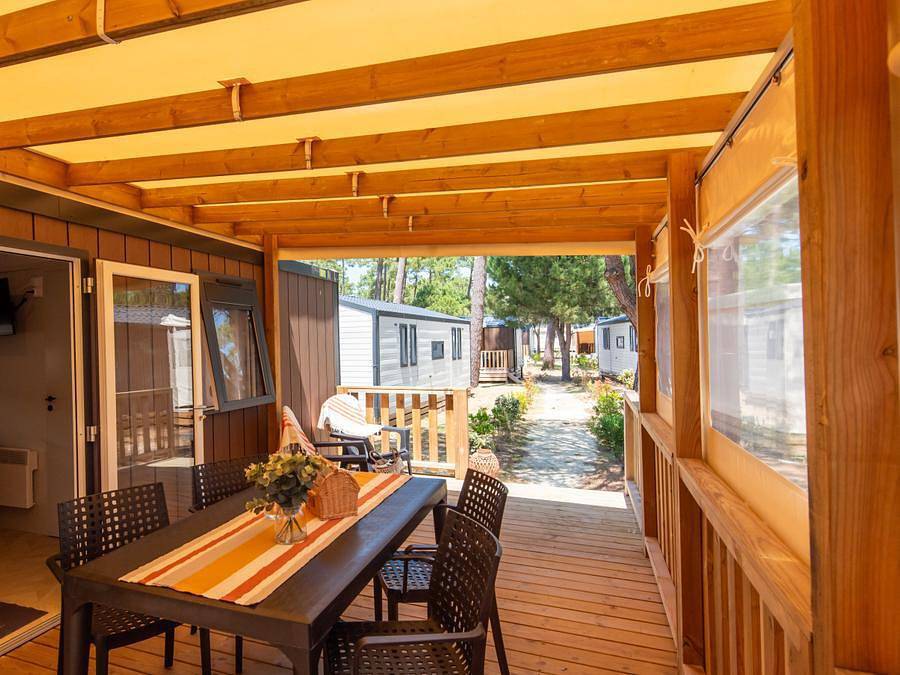 Camping Club Médoc Plage 4* - Ms Vacances - Mobilheim 4 personen - Olbia Confort Klimatisiert - Fußgänger. in Vendays-Montalivet, Lesparre-Médoc und Umgebung